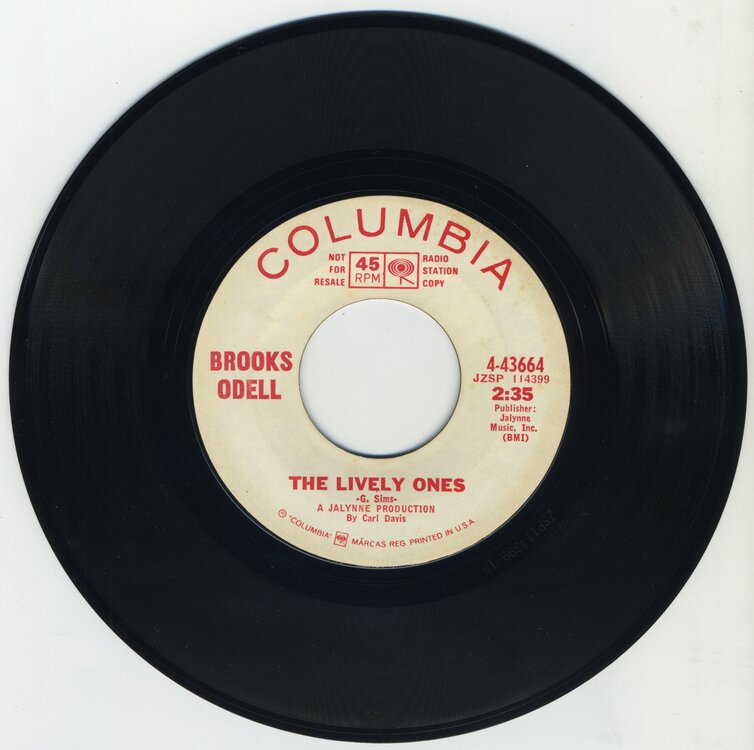 Brooks O'Dell - The Lively Ones - Columbia Promo.jpeg