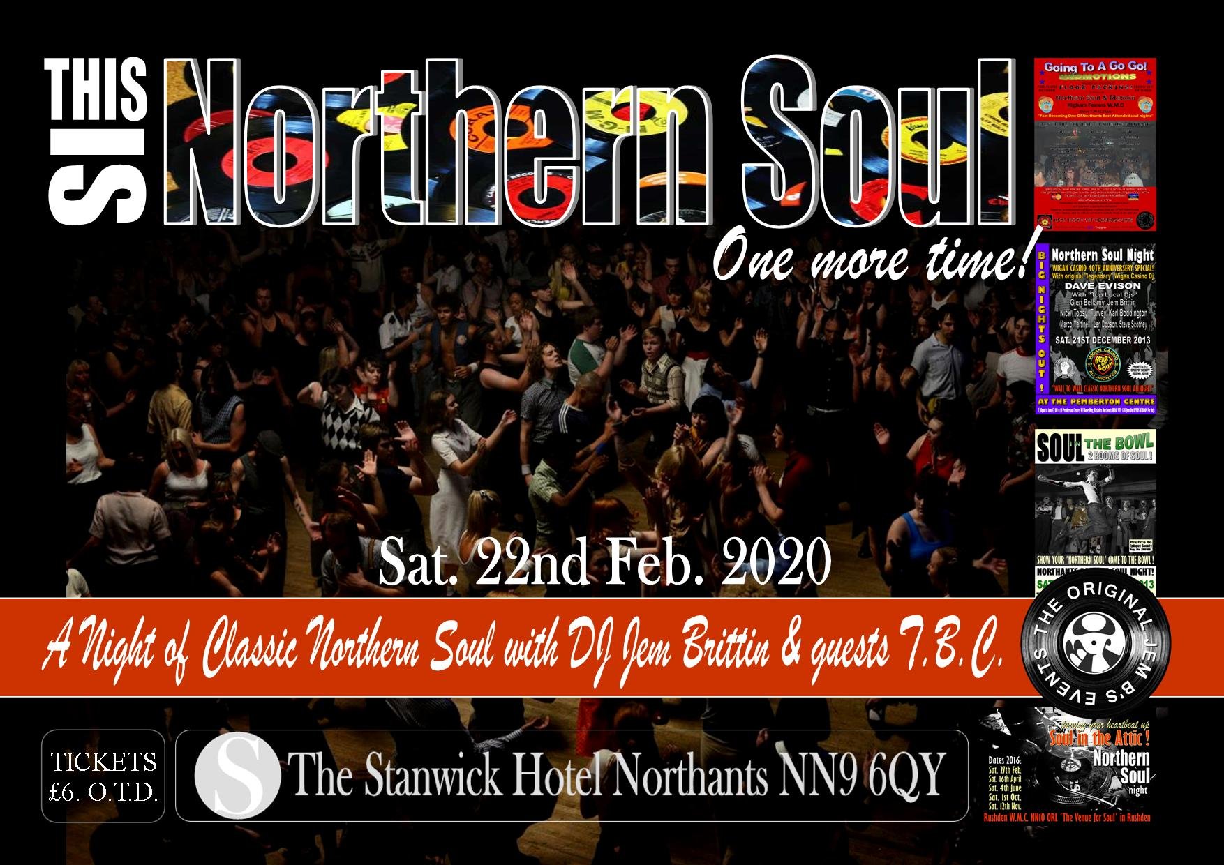 Classic Northern Soul at The Stanwick Hotel Soul Nights Soul Source