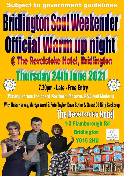 Bridlington Soul Weekender Offcial Warm Up Night.jpg