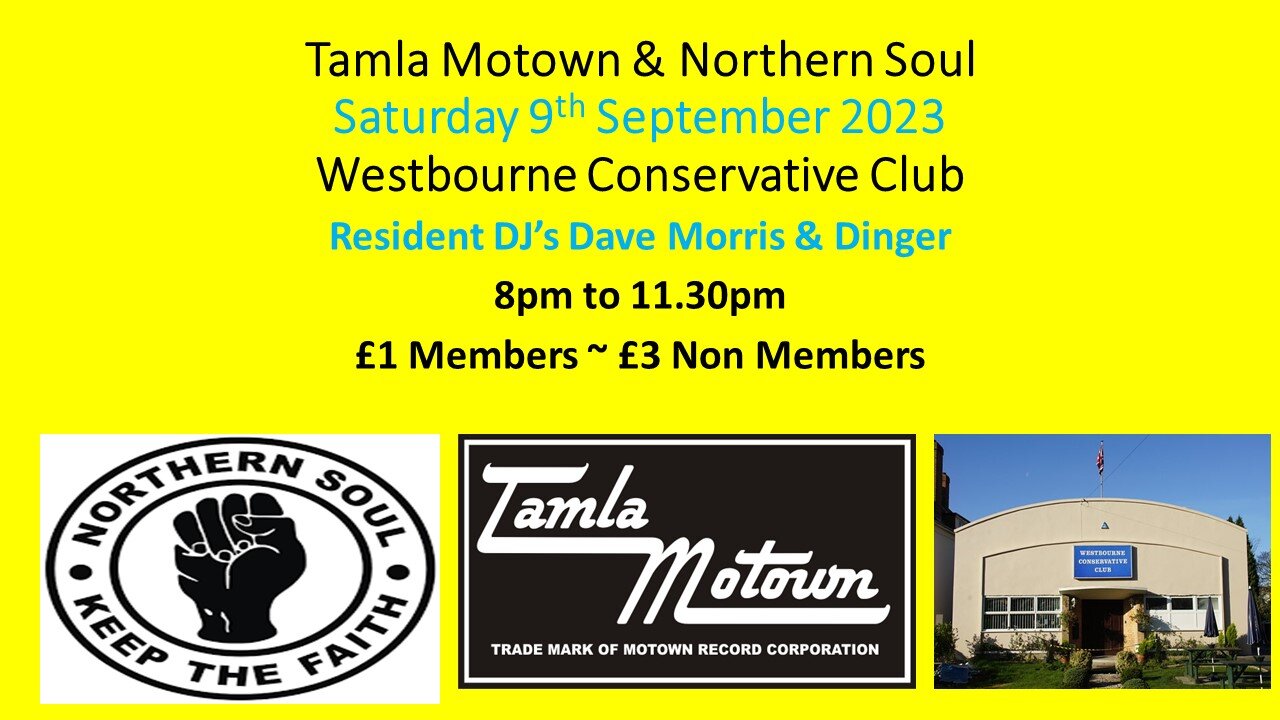 Motown & Northern Soul Night - Bournemouth - Soul Nights - Soul Source