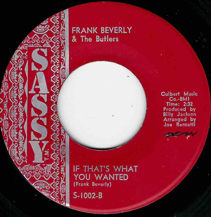 Frank beverly - If That's.jpeg