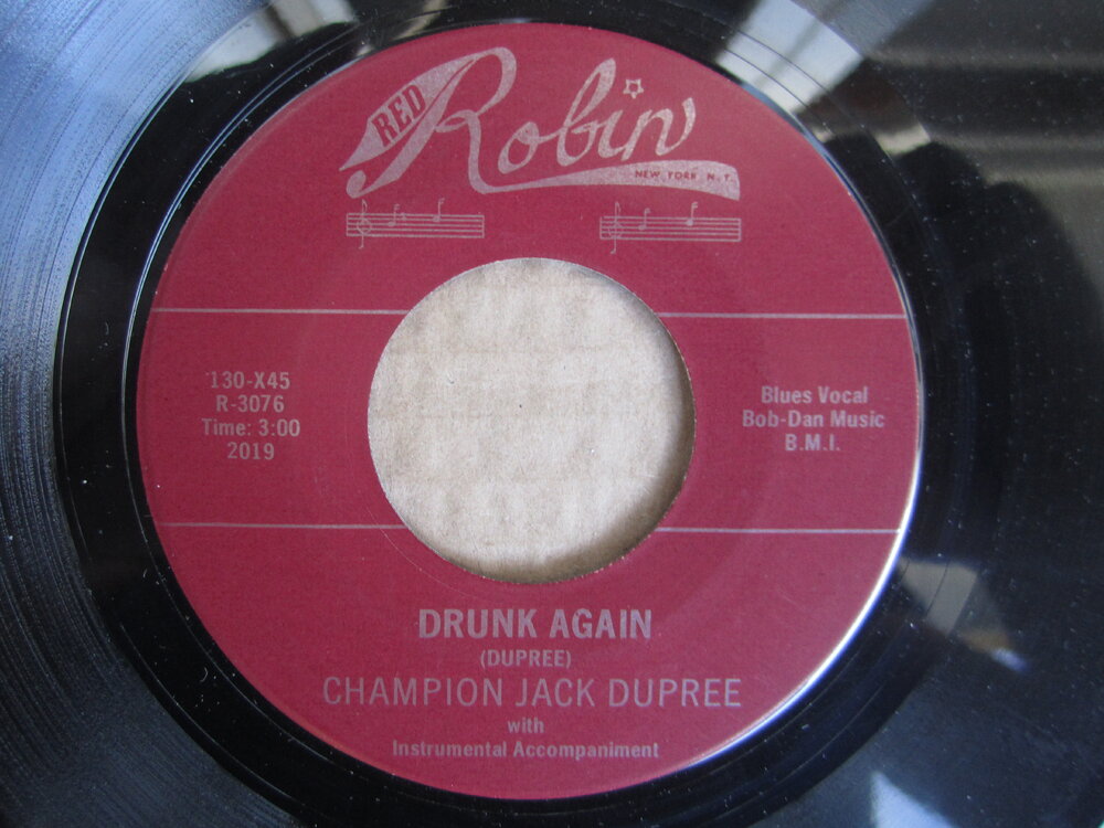 Champion Jack Dupree - drunk again RED ROBIN.JPG