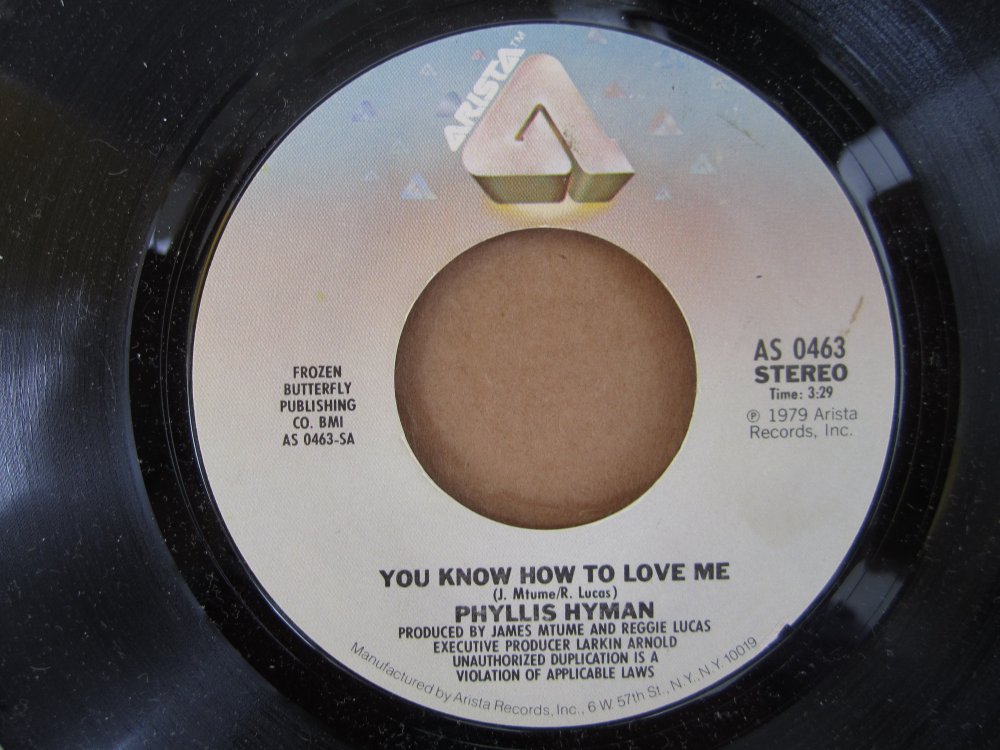 Phyllis Hyman - you know how to love me ARISTA.JPG