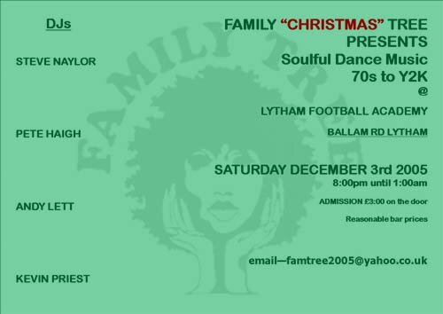 family "christmas" tree - soulful dance night 3/12