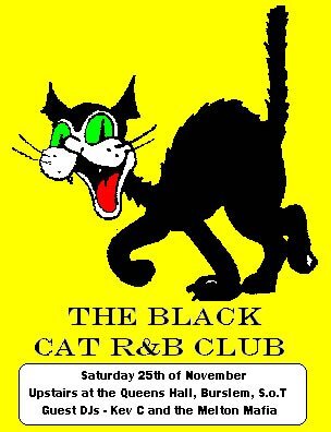 black cat rnb room @ burslem niter sat 25th nov