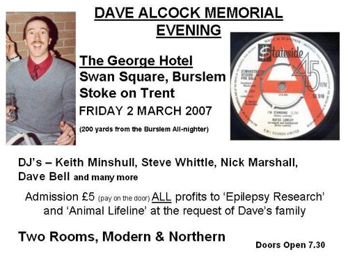 dave alcock's memorial march 2nd