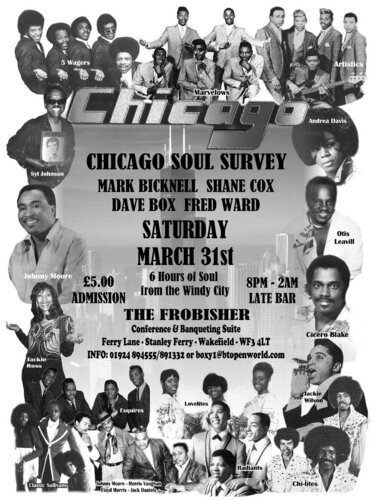 frobisher 31st march - chicago soul survey