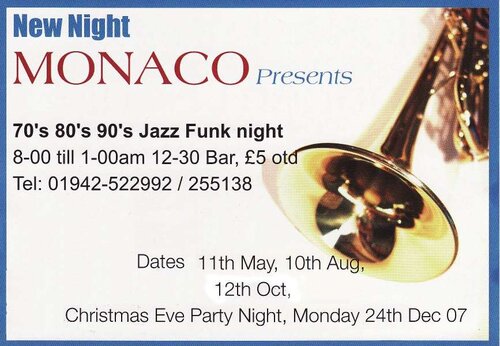 jazz funk at hindley monaco