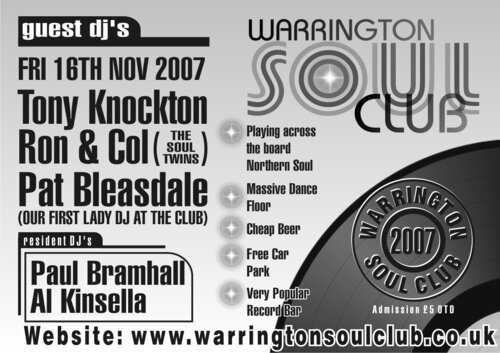 warrington soul club