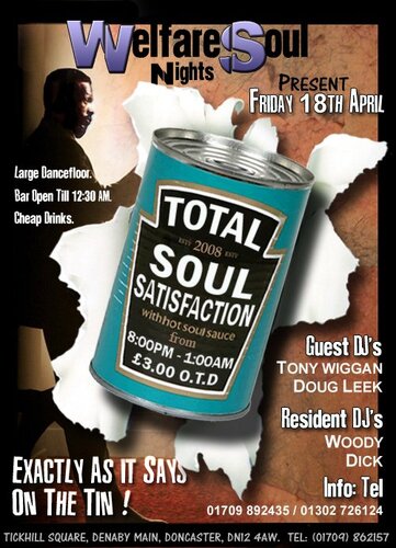 welfare soul night @ denaby doncaster