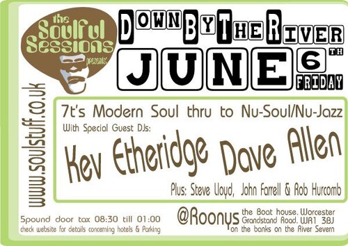 soulful sessions, worcester: down by the river: june 6th