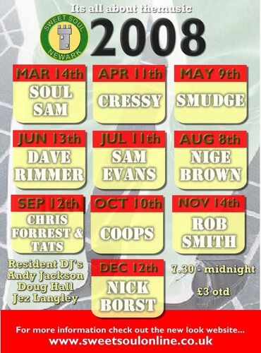 sweetsoul 2008 dates and guests