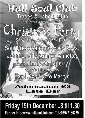 hull soul club christmas bash