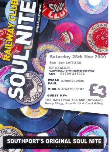 railway club southport 28th nov