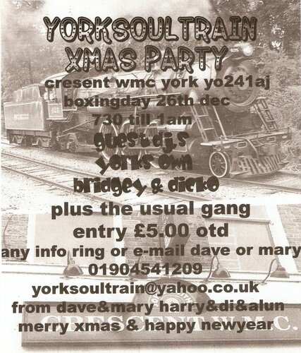 yorksoultrain xmas special 26/12/09