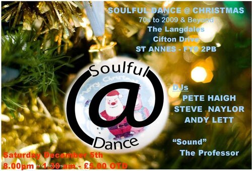 sooulful dance @ christmas - saturday december 5th
