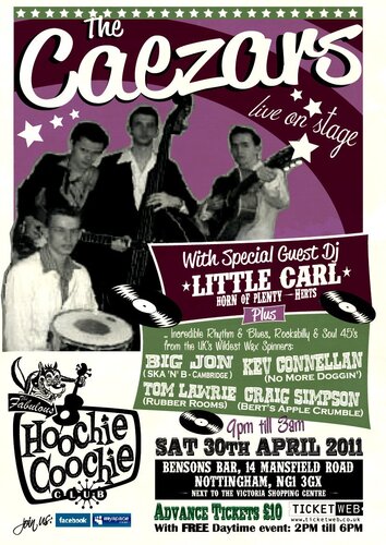 the hoochie coochie club (nottingham) sat 30th april 2011
