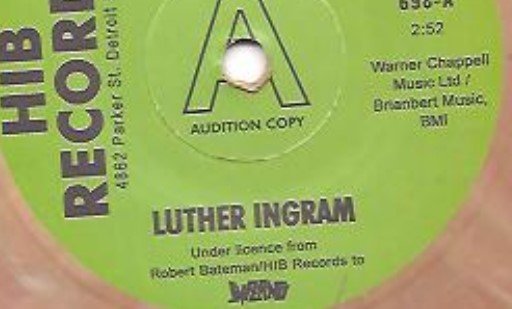 Inferno releases a classic Luther Ingram 45 photo