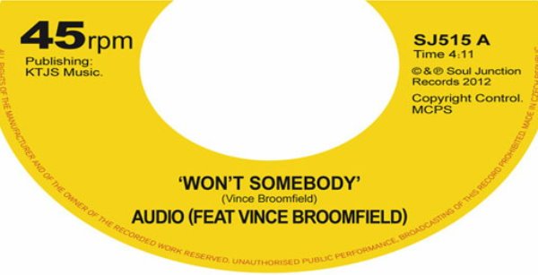 Out Now - Audio ft Vince Broomfield - Won't Somebody - Soul Junction photo