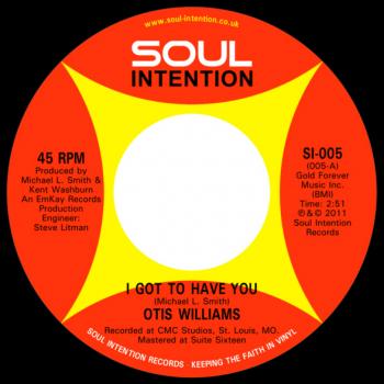 Otis Williams - Take Me Back - I Got To Have You - 45 - Now Out! photo