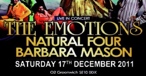 Barbara Mason, Natural Four & Emotions In Concert Rescheduled 17th dec photo