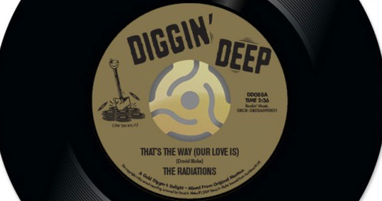 New Diggin' Deep 45 - The Radiations / The Lovers magazine cover