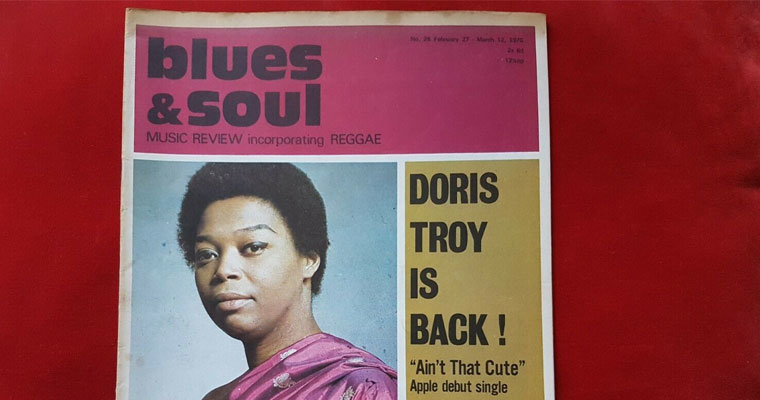 Dave Godin Meets Doris Troy 1970 magazine cover