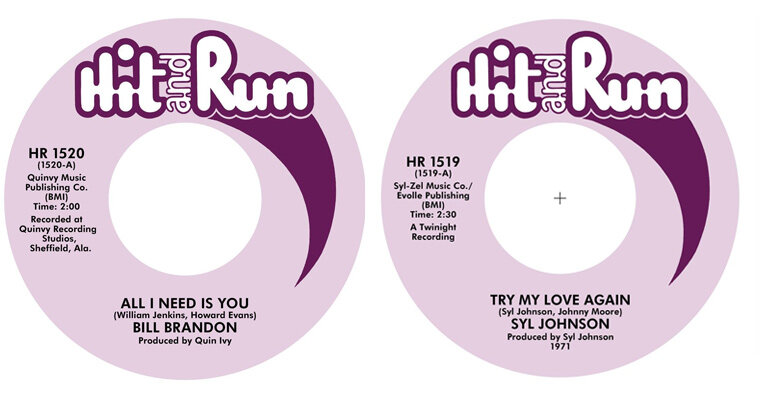 Hit and Run - New 45s from Syl Johnson & Bill Brandon magazine cover