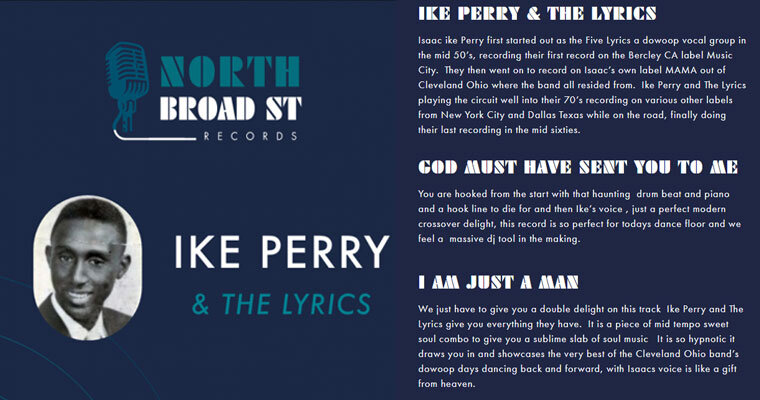 New 45 - Ike Perry & The Lyrics - North Broad St Records magazine cover