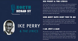 New 45 - Ike Perry & The Lyrics - North Broad St Records thumb