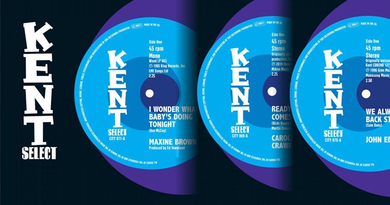 Three New Soul 45s via Kent Select Records magazine cover