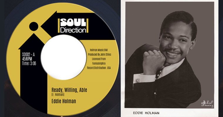 Eddie Holman - Ready Willing Able -  Soul Direction 45 Release magazine cover