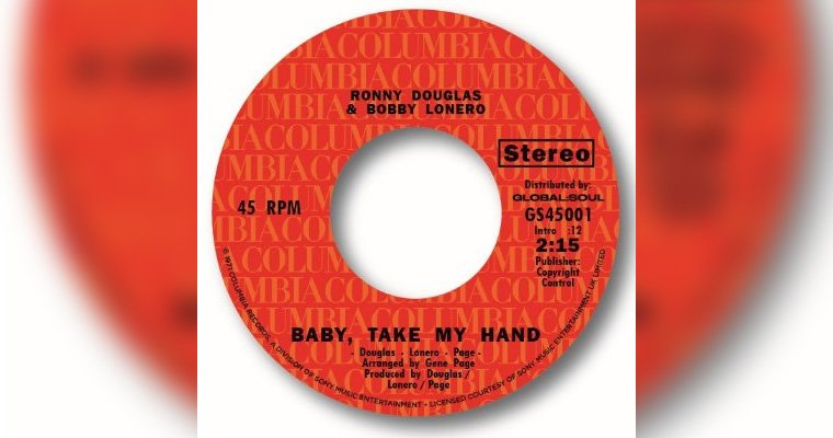 Douglas & Lonero - Baby, Take My Hand (Columbia Reissue) magazine cover