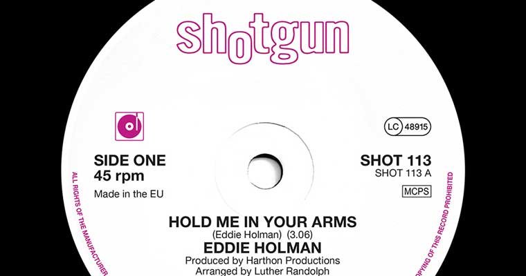 New 45 - Eddie Holman - Shotgun Records magazine cover