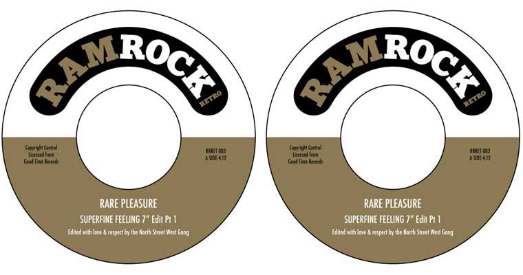 New 45 - Rare Pleasure - Superfine Feeling - Ramrock Records magazine cover