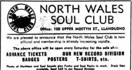 North Wales Soul Club 1973 - Local Newspaper Feature image