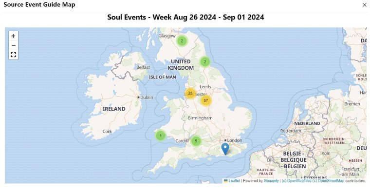 Weekend Soul Event Guide Soul Map Shout 29 Aug - 01 Sept 2024 magazine cover