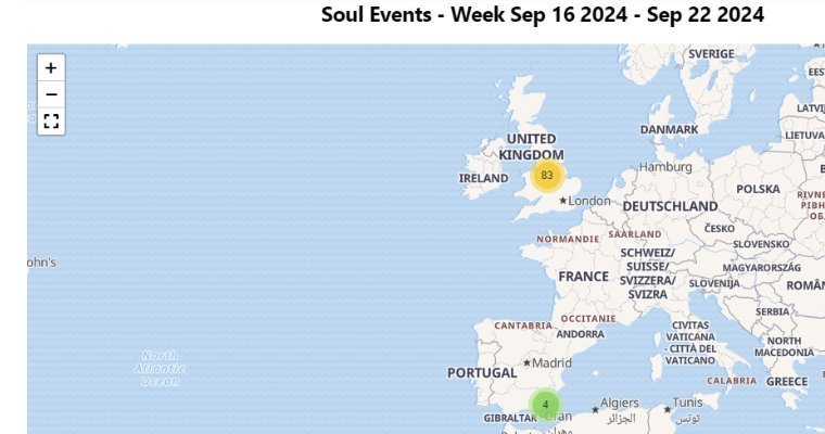 Weekend Soul Event Guide Soul Map Shout  20-22rd September 2024 magazine cover