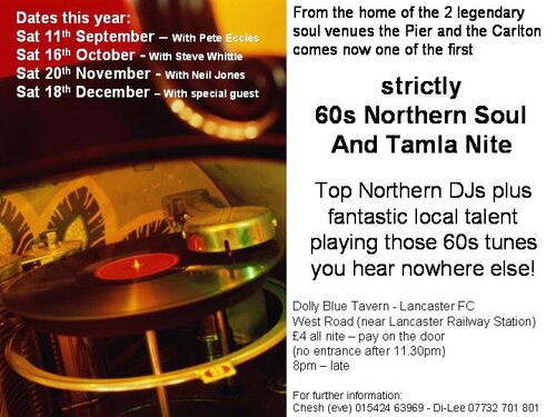 lancaster 60s northern soul and tamla nite