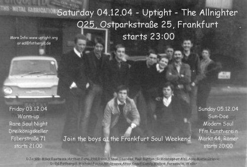 frankfurt soul weekend - uptight 04 dec