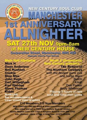 1st anniversary ncsc nighter 27 nov