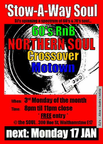 stow away soul - 3rd monday london