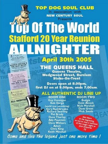 top dog soul club and ncsc presents stafford 20 year celebra