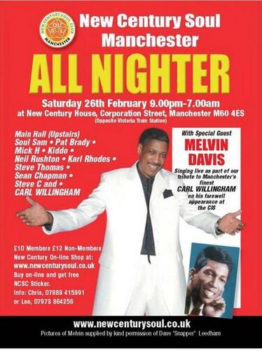 ncsc feb 26 manchester nighter - melvin davis and top djs