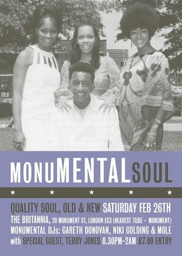 monumental soul - london 26th february