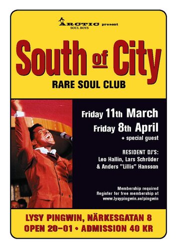 south of city rare soul club stockholm sweden