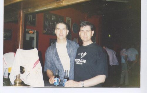 me & gary 100 club  2001