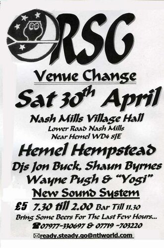 rsg 30th april @ heml hempstead