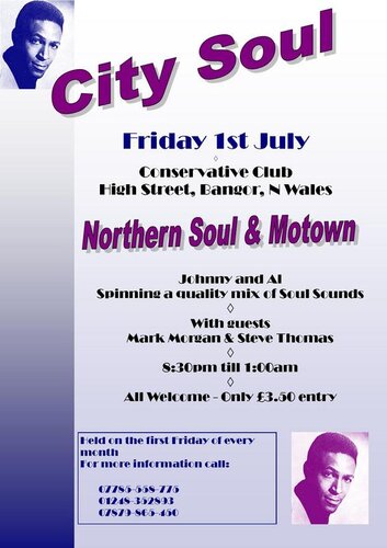 city soul club - bangor (july)