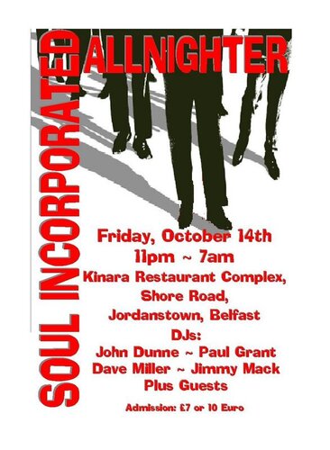 soul inc all-nighter, belfast 14 october 2005